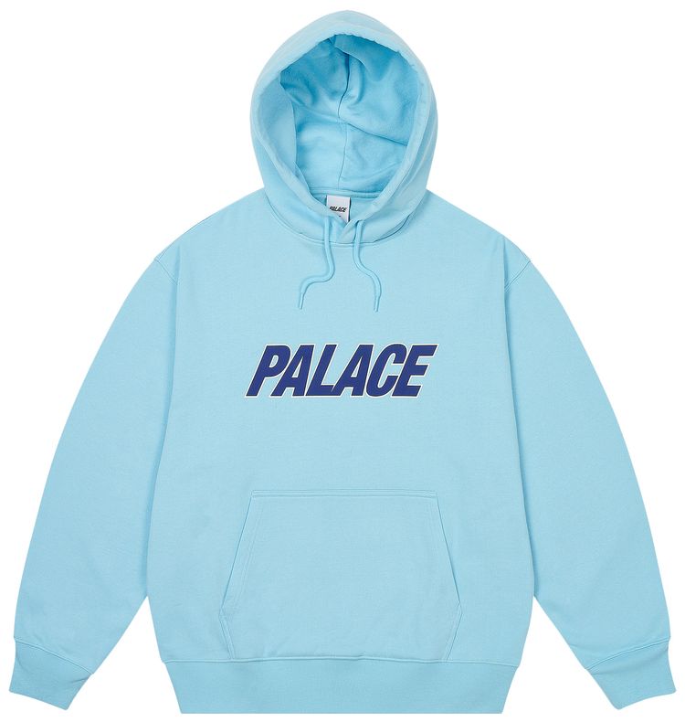 Palace Duo Logo Hood Skyline Blue