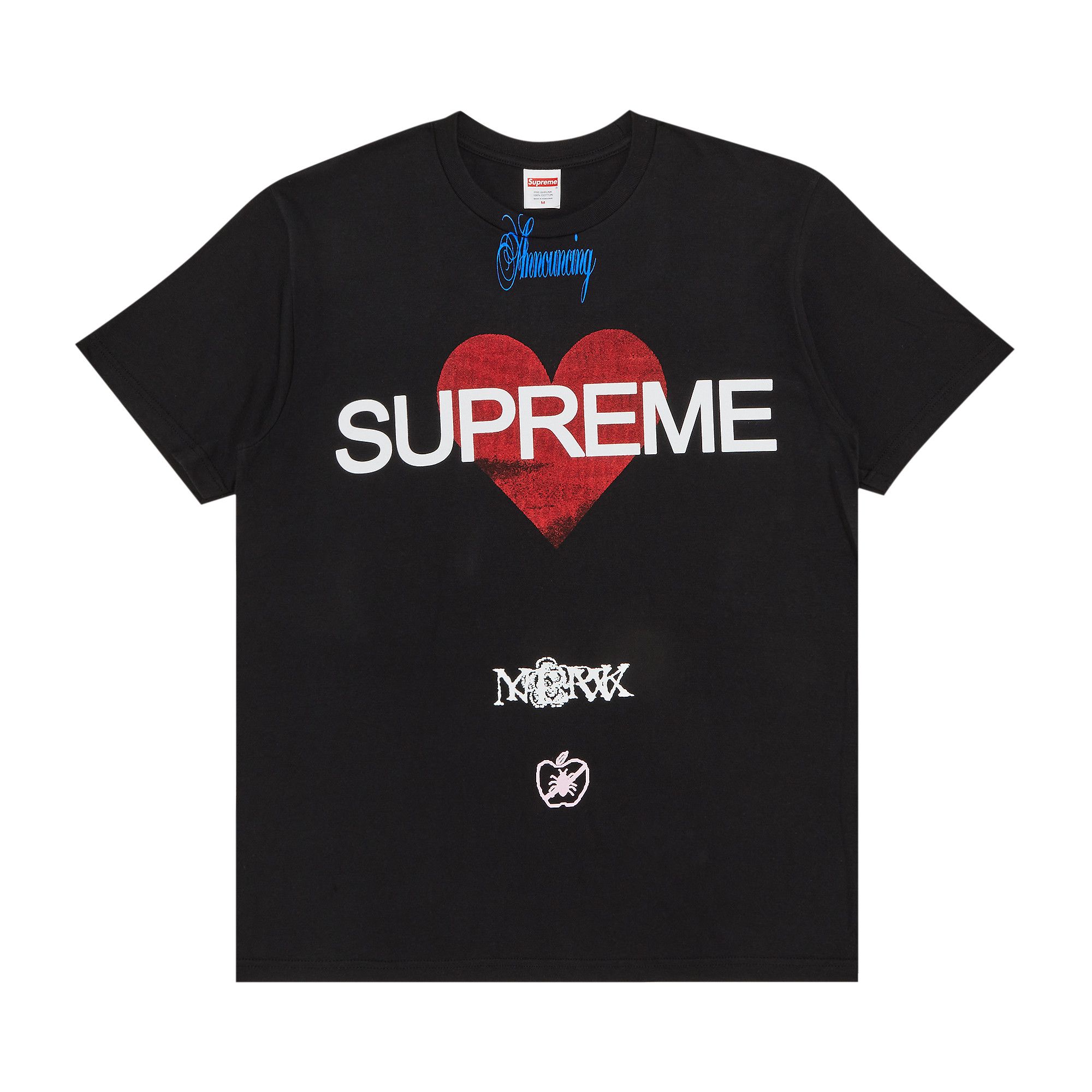 【日本製】 SS25T40 - 'Black' Tee Announcing Supreme Buy BLACK GOAT | トップス