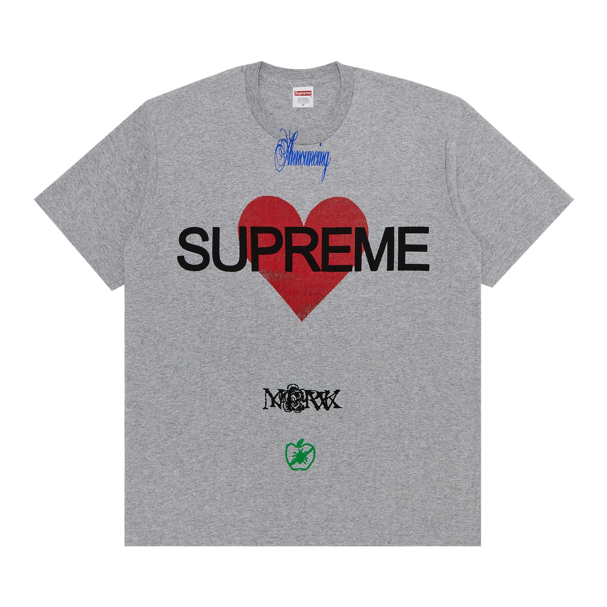 Buy Supreme Announcing Tee 'Heather Grey' - SS25T40 HEATHER