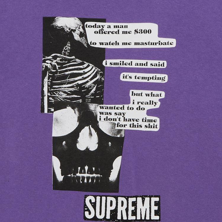Supreme Anatomy Tee Purple