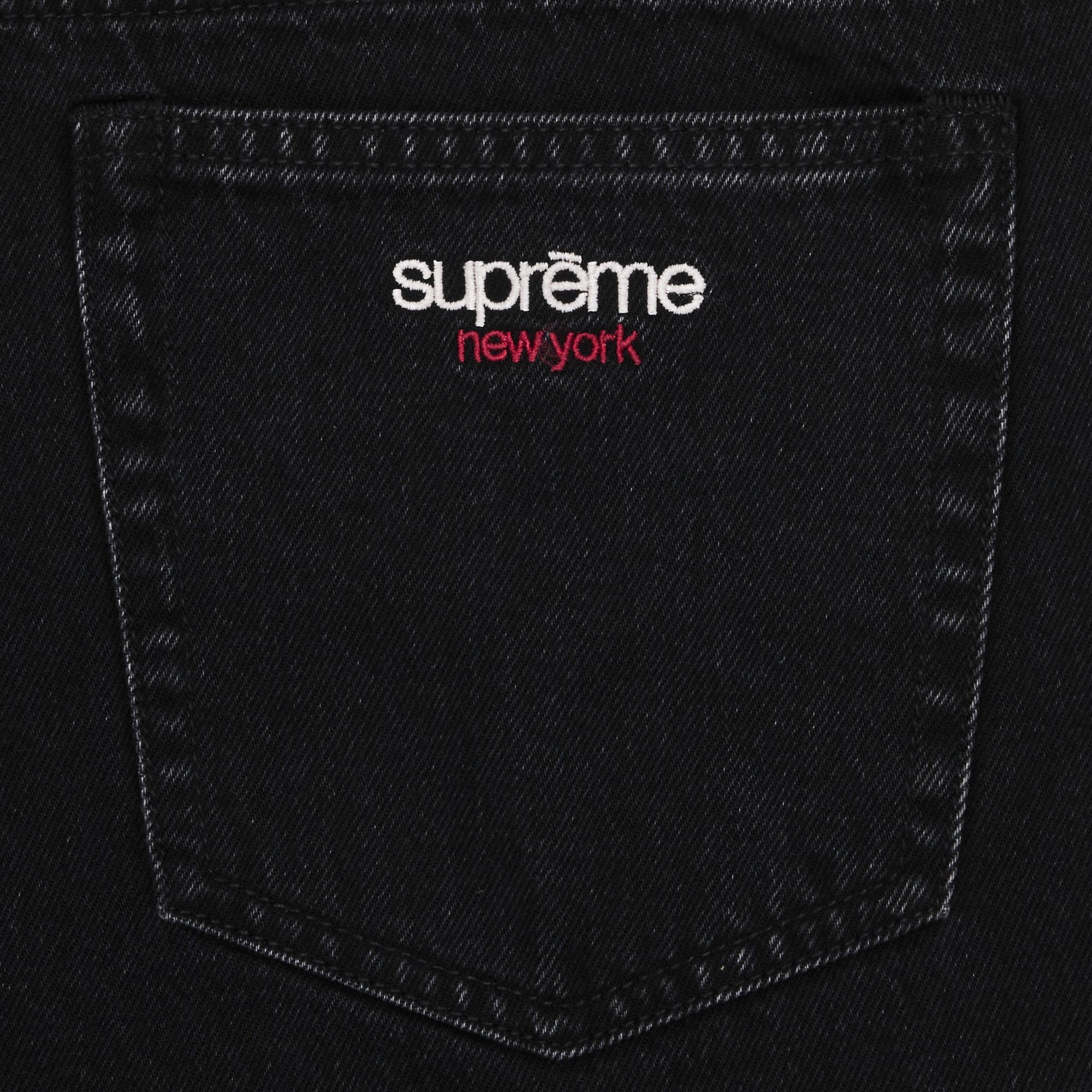 36 supreme baggy jean black ブラック Supreme Baggy Jean (FW22) - $168