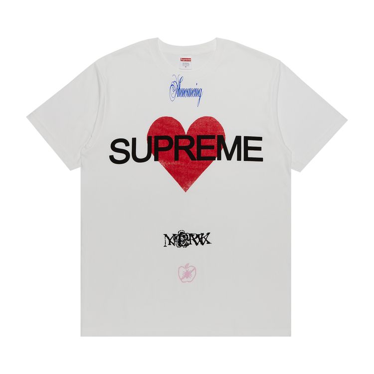 Supreme Announcing Tee White