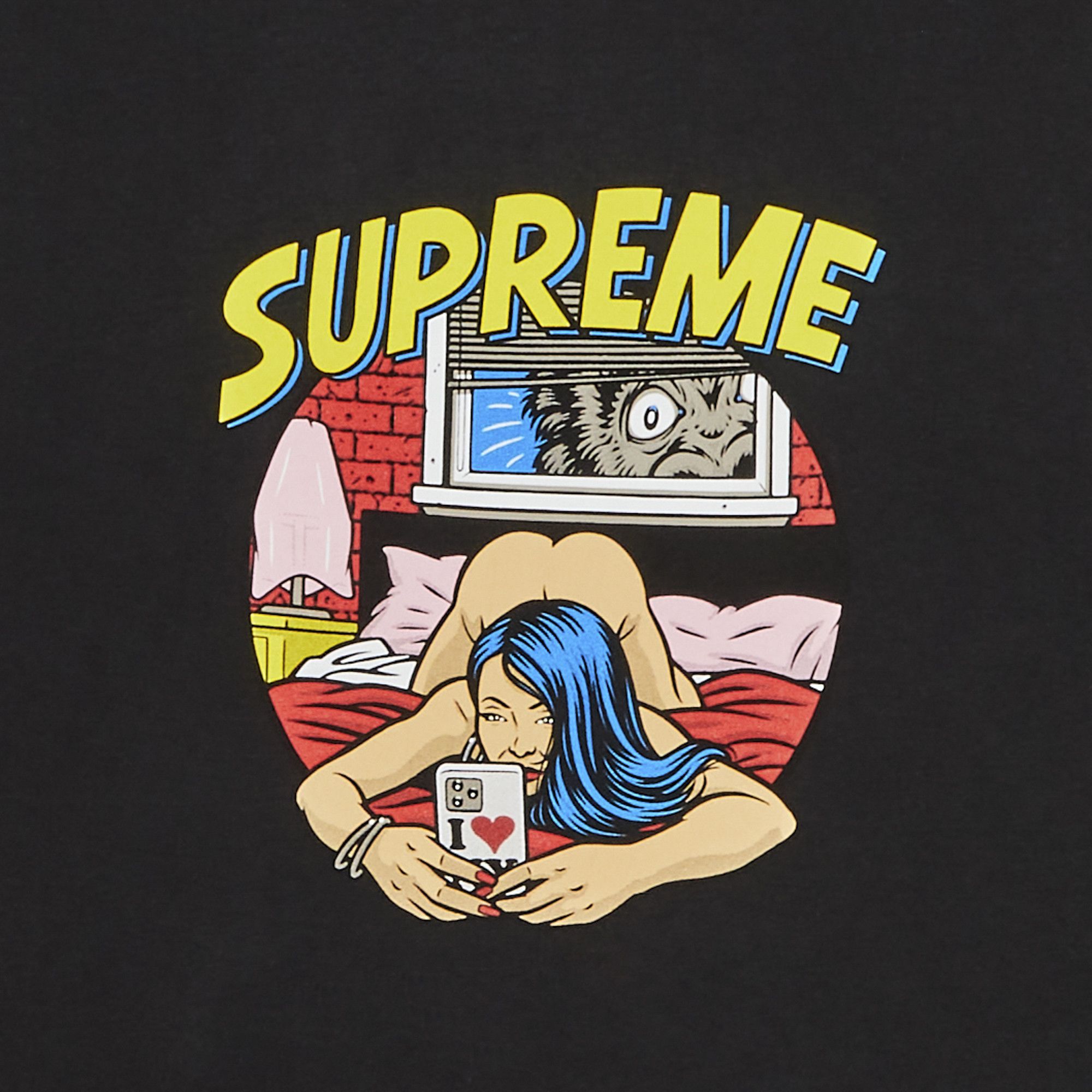 Buy Supreme Bedroom Tee 'Black' - SS25T45 BLACK | GOAT