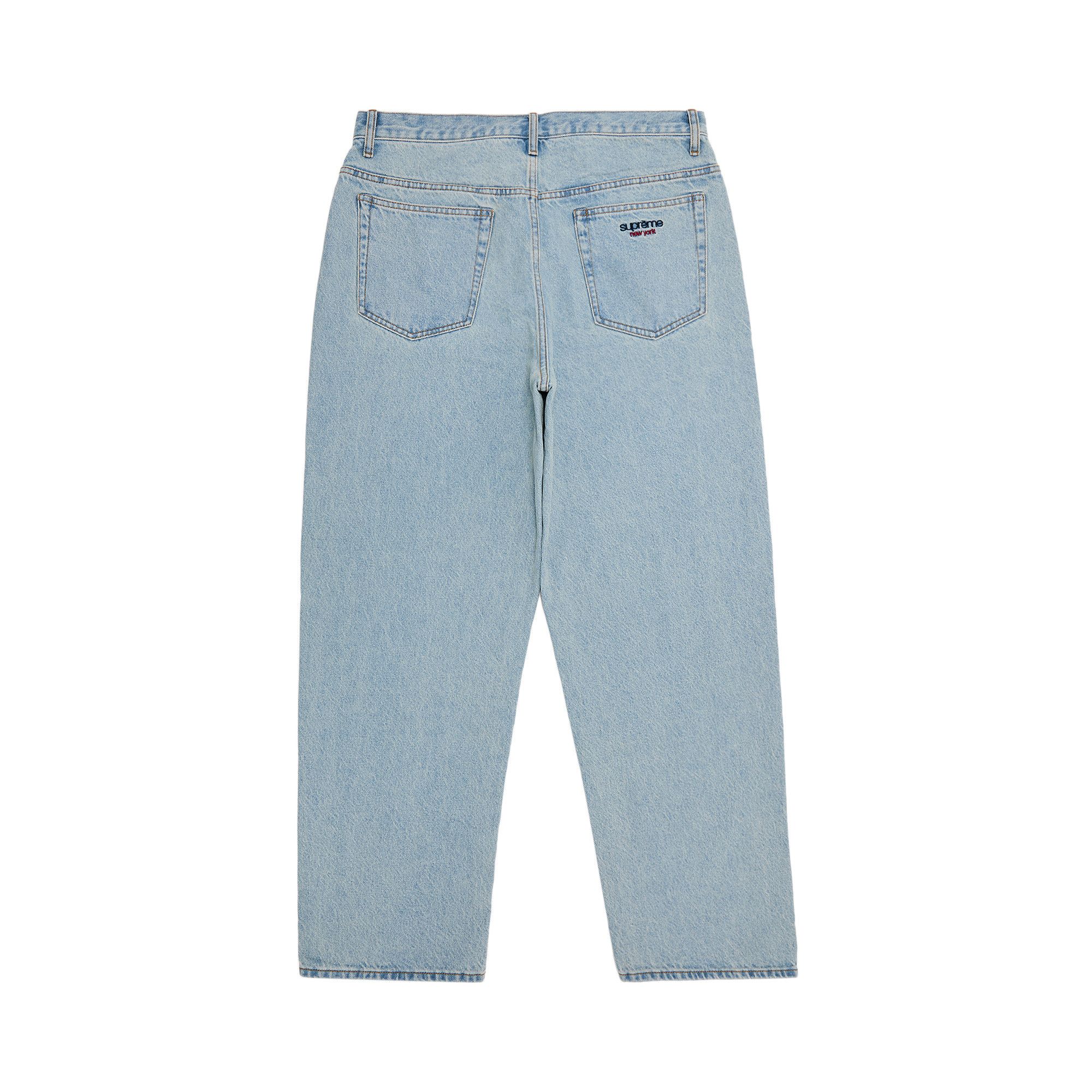 パンツ supreme Baggy Jeans Light Washed Indigo Buy Supreme Baggy Jean 'Light Washed Indigo' - FW24P27 LIGHT