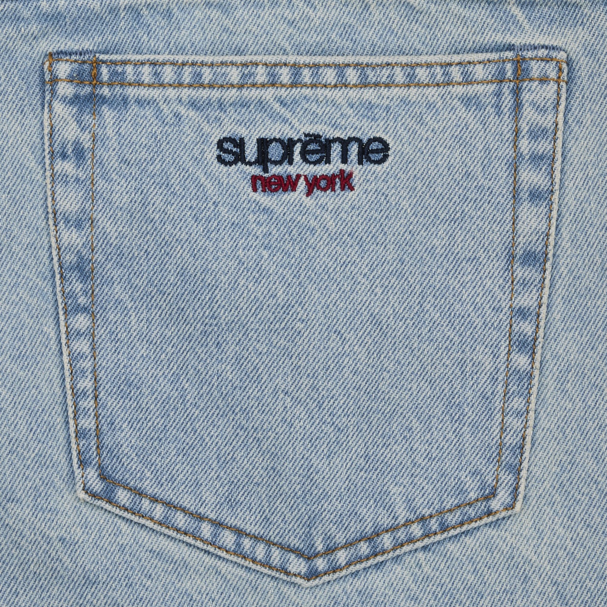 Buy Supreme Baggy Jean 'Light Washed Indigo' - SS25P27 LIGHT Buy Supreme Baggy Jean 'Light Washed Indigo' - SS25P27 LIGHT