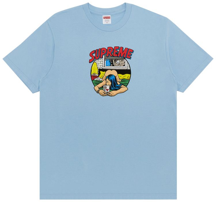 Supreme Bedroom Tee Powder Blue