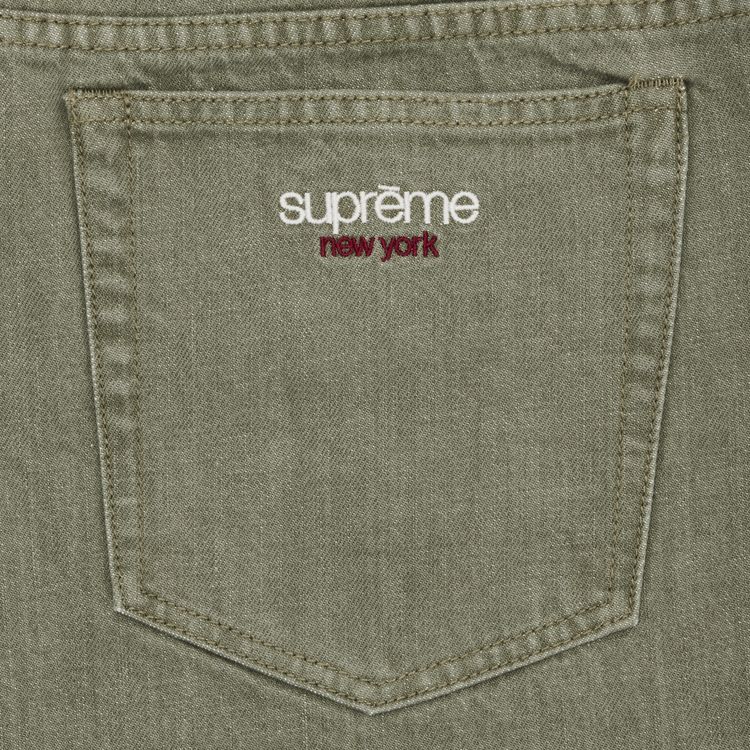 Supreme Baggy Jean Olive