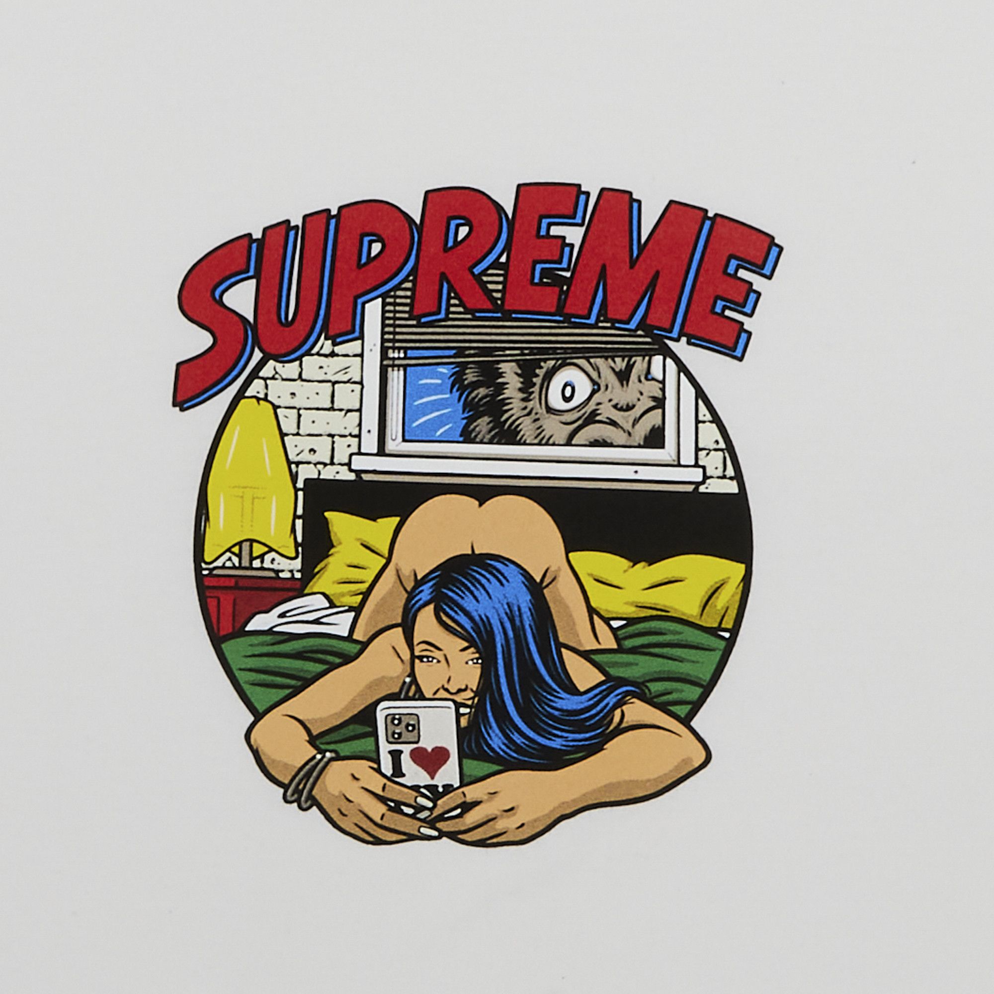 Buy Supreme Bedroom Tee 'White' - SS25T45 WHITE | GOAT