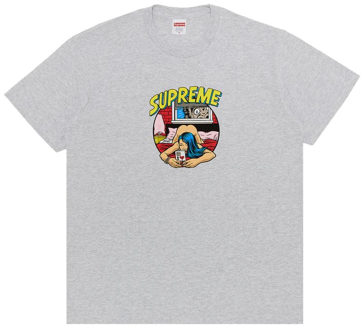 Supreme Bedroom Tee Ash Grey