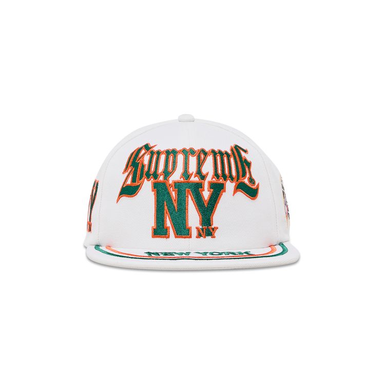 Supreme New York 6 Panel White