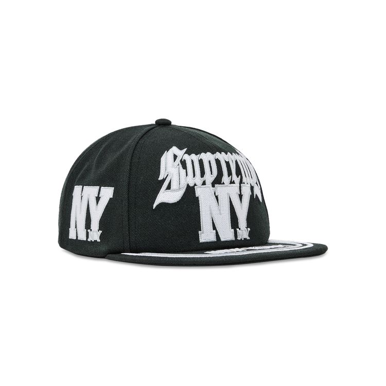 Supreme New York 6 Panel Black