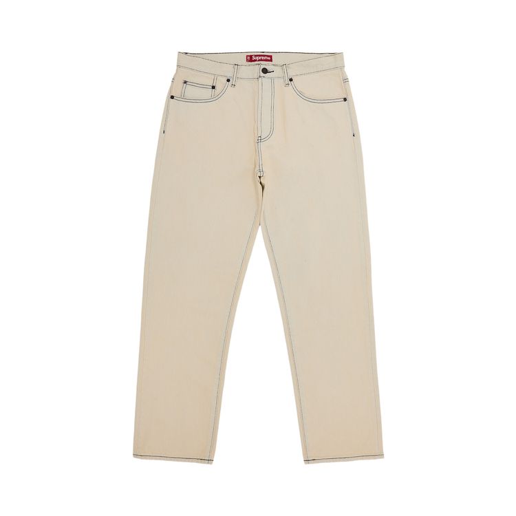 Supreme Regular Jean Bleached