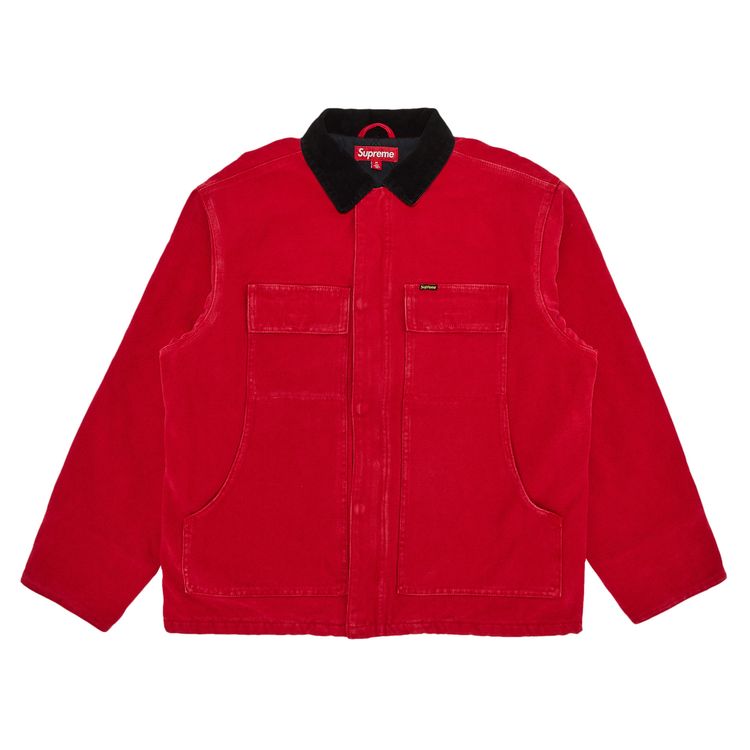 Buy Supreme Old English Canvas Work Jacket  