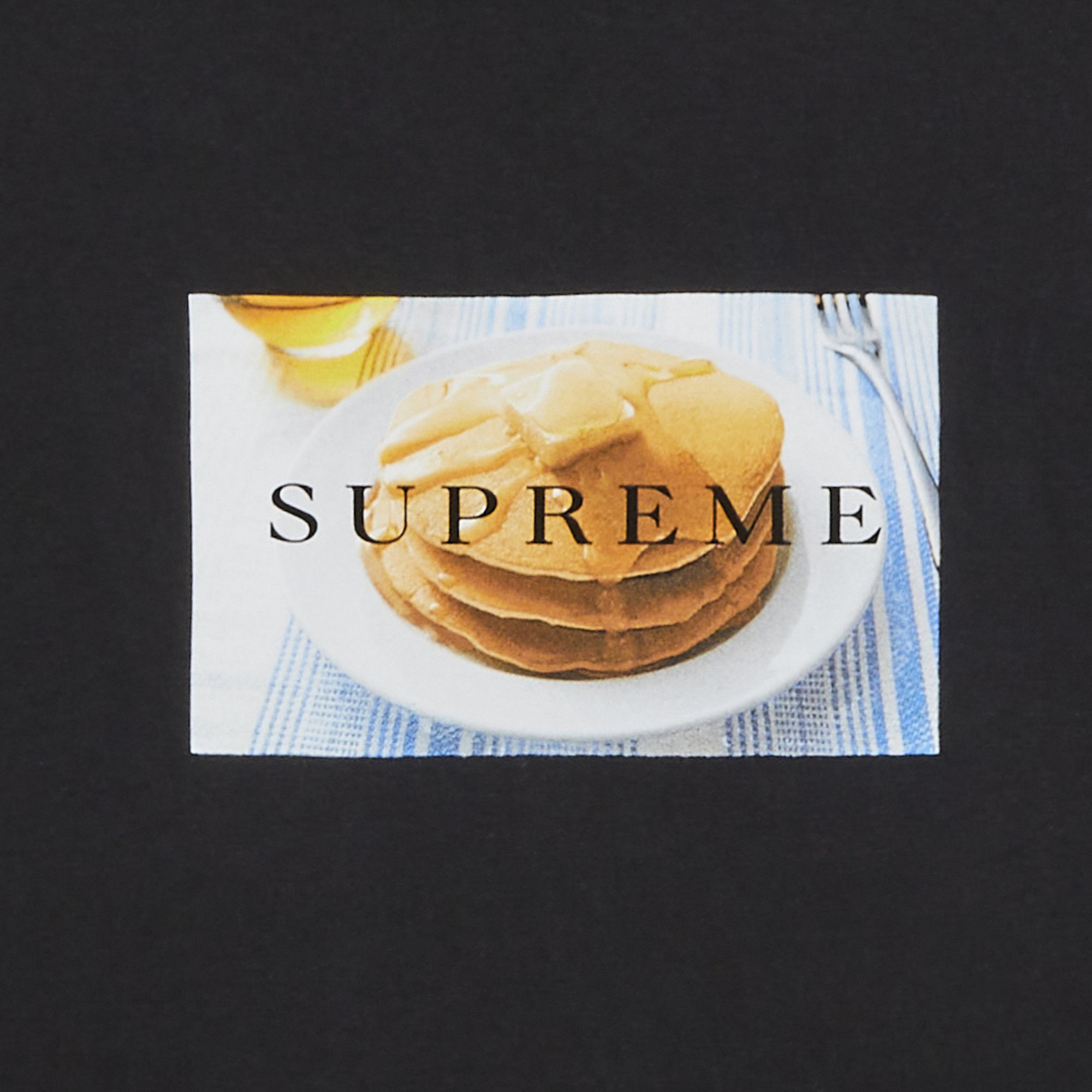 見事な創造力 SS25T46 - 'Black' Tee Pancakes Supreme Buy BLACK GOAT | トップス