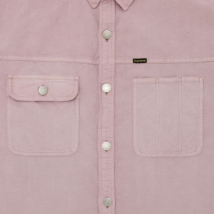 Supreme Washed Corduroy Shirt Dusty Pink