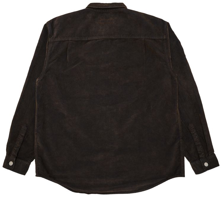 Supreme Washed Corduroy Shirt Brown