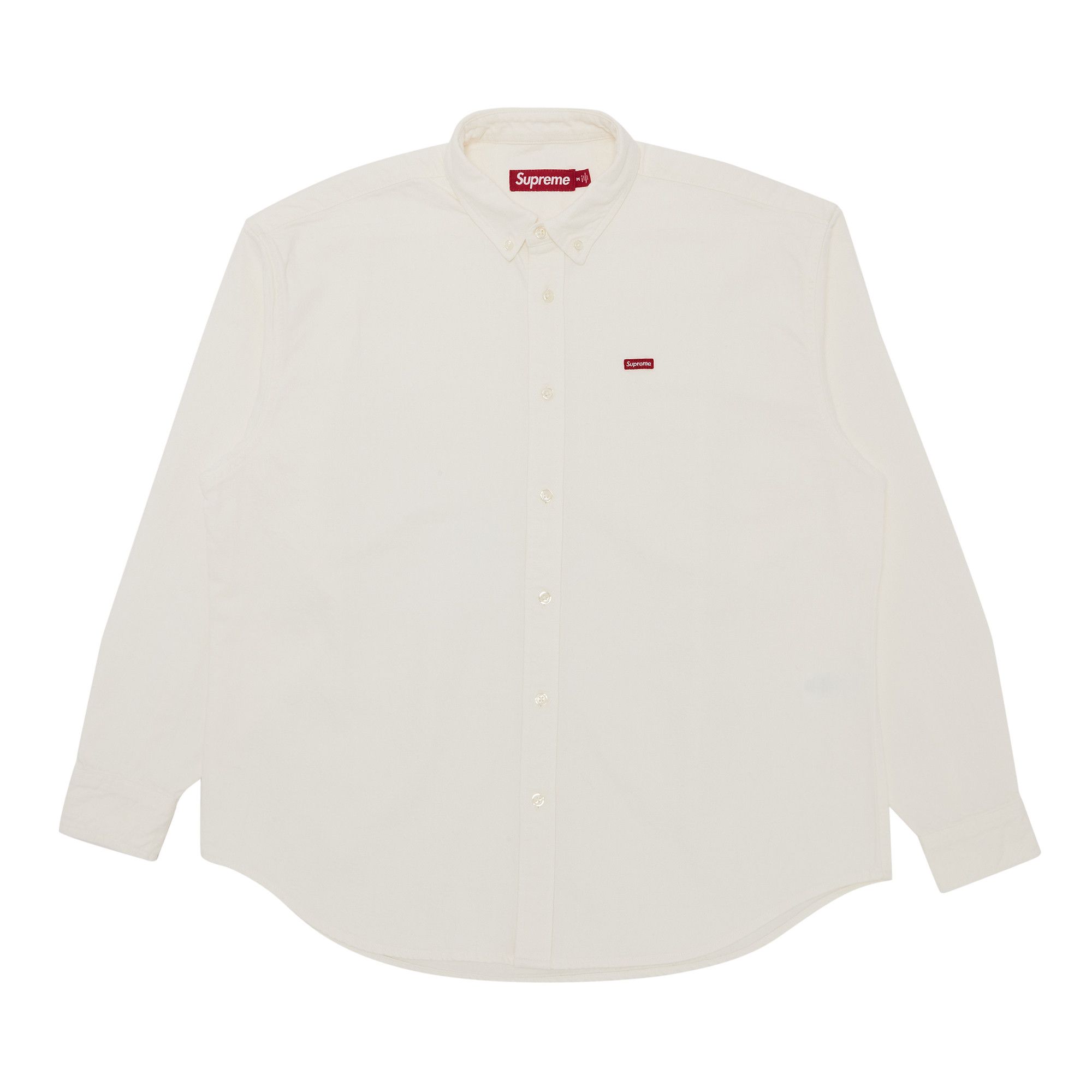 Buy Supreme Small Box Denim Shirt 'White' - SS25S1 WHITE | GOAT CA