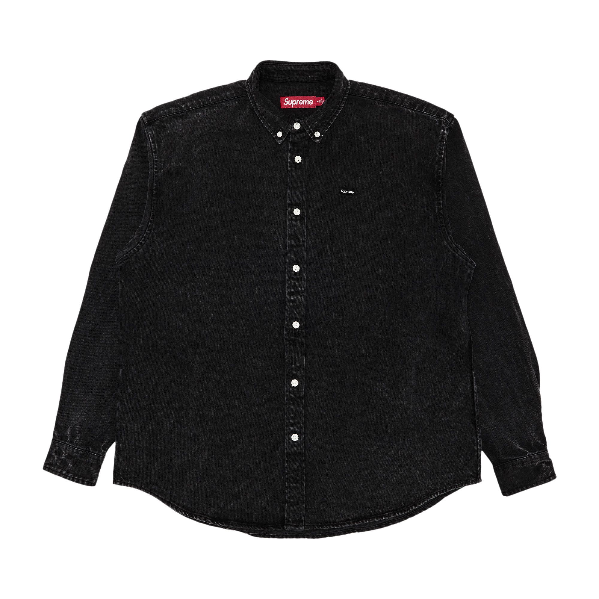 トップス Supreme Small Box Denim Shirt Black L Buy Supreme Small Box Denim Shirt 'Black' - SS25S1 BLACK | GOAT CA