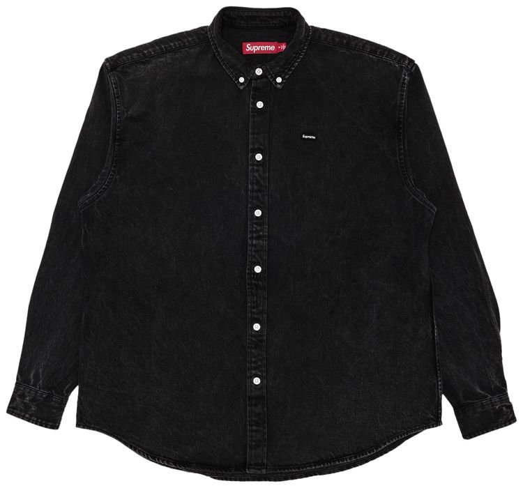 Supreme Small Box Denim Shirt Black