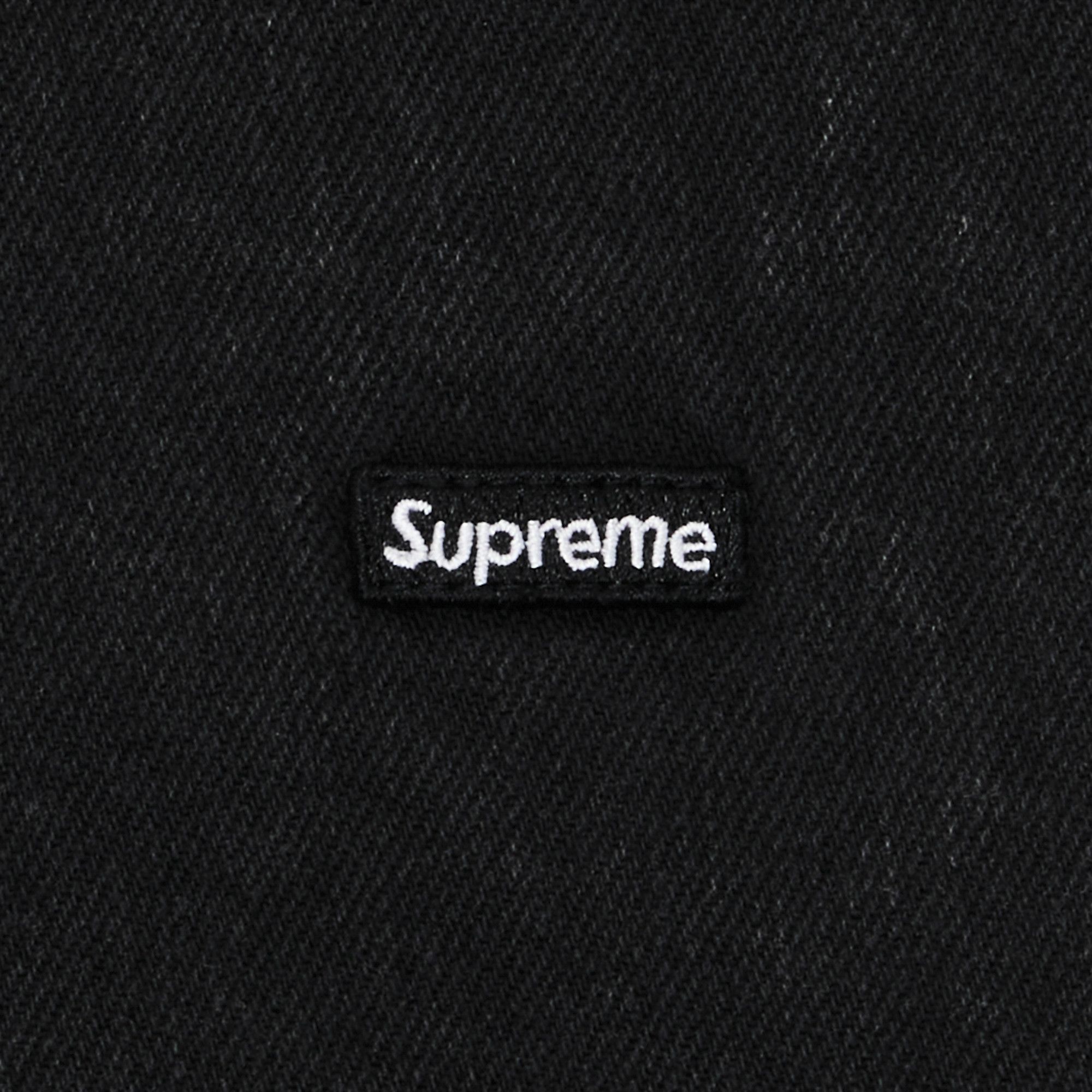 Buy Supreme Small Box Denim Shirt 'Black' - SS25S1 BLACK | GOAT