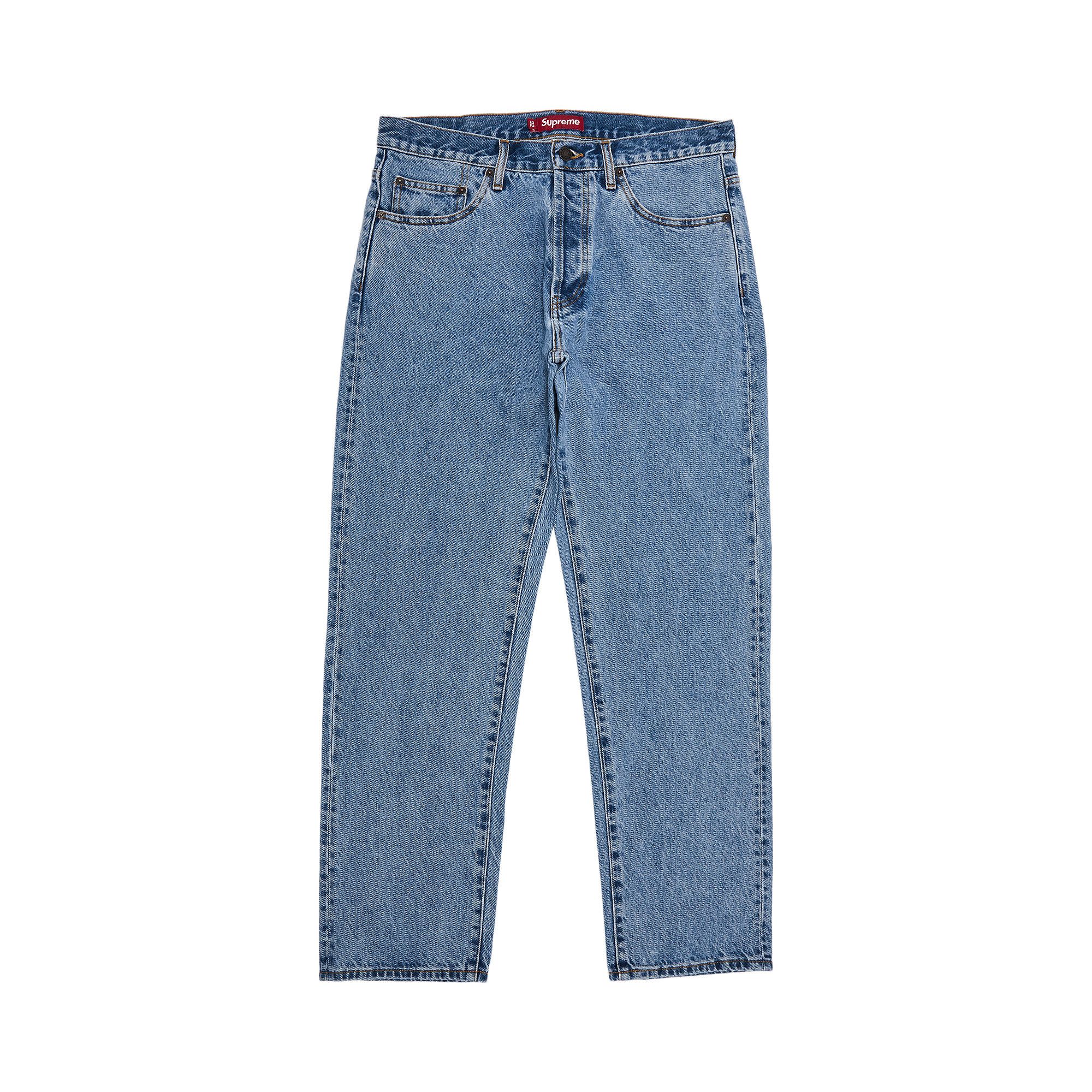 Buy Supreme Regular Jean 'Washed Indigo' - SS25P31 WASHED INDIGO