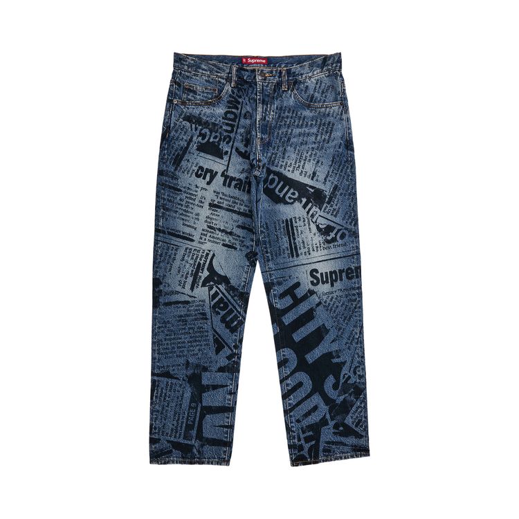 Supreme Regular Jean Newspaper