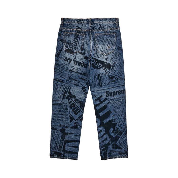 Supreme Regular Jean Newspaper