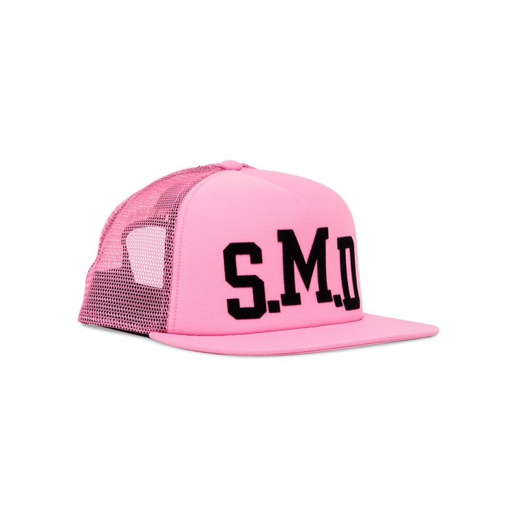 Supreme SMD Mesh Back 5 Panel Pink