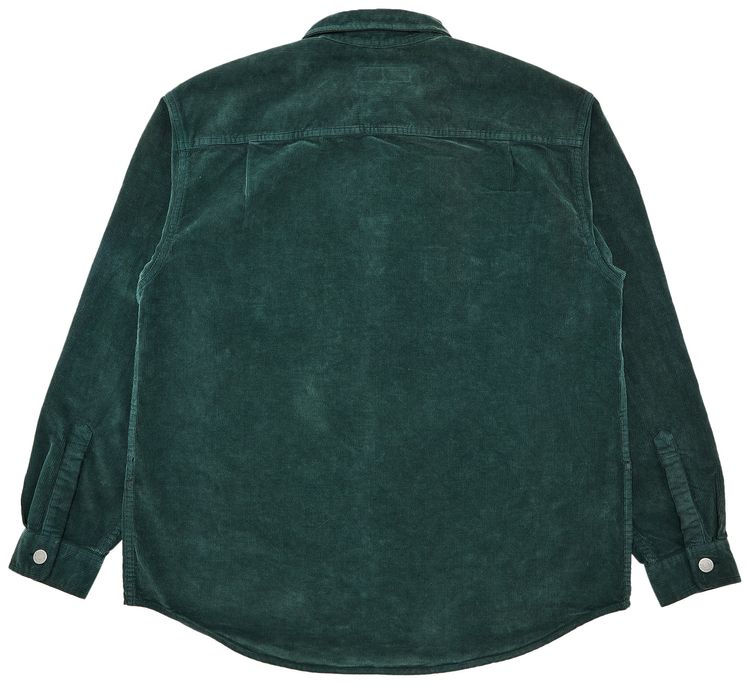 Supreme Washed Corduroy Shirt Sage