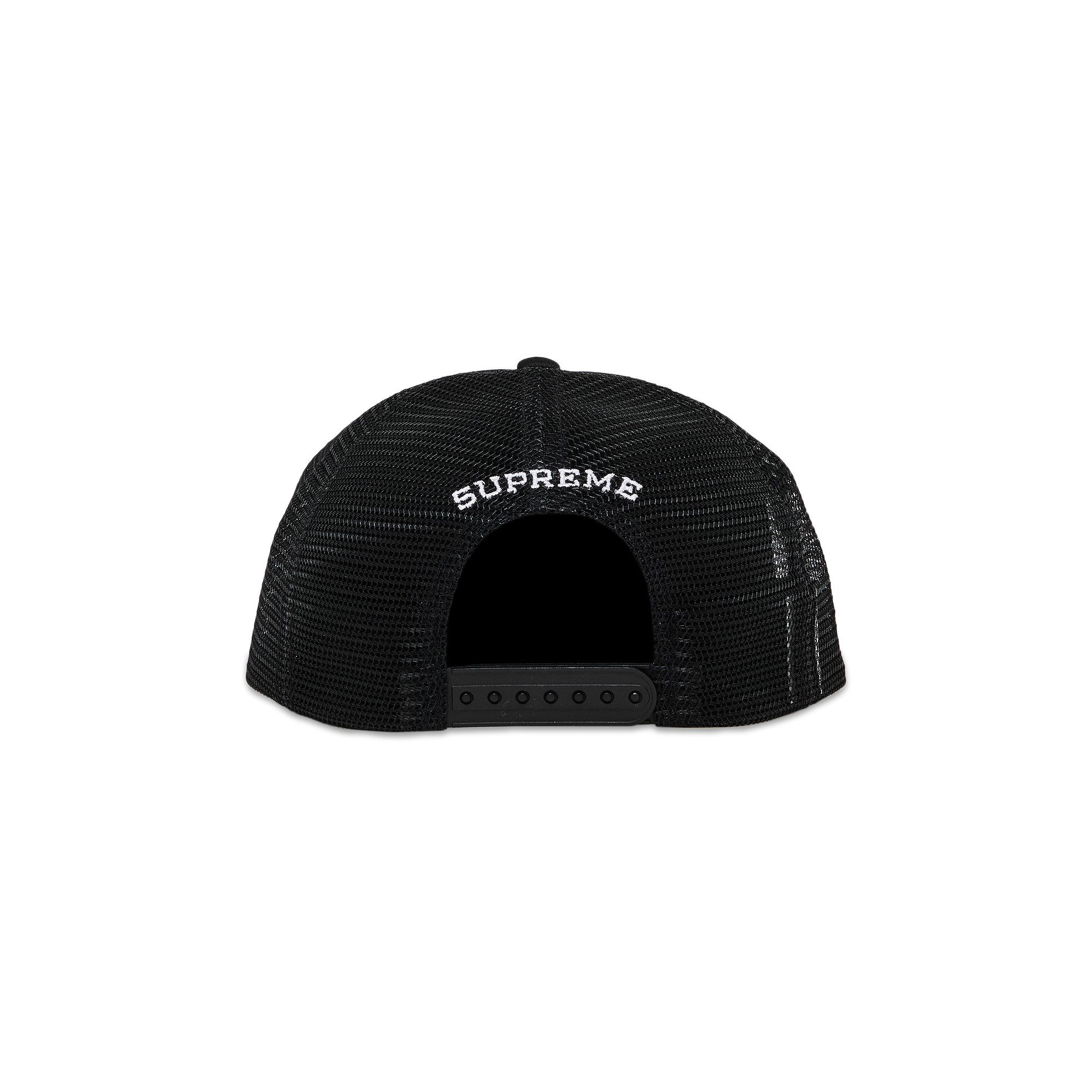 Buy Supreme SMD Mesh Back 5-Panel 'Black' - SS25H104 BLACK | GOAT