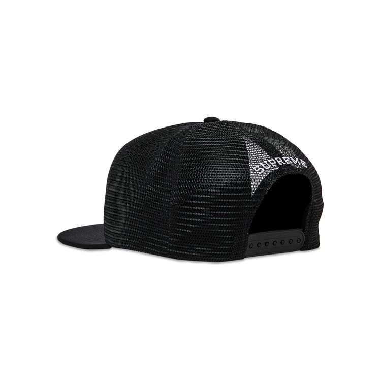 Supreme SMD Mesh Back 5 Panel Black