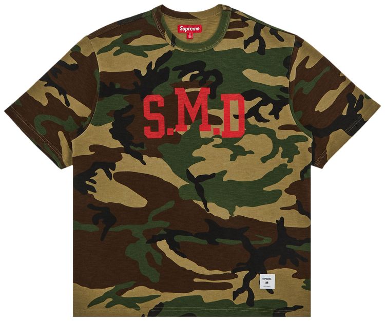 Supreme SMD Short Sleeve Top Woodland Camo