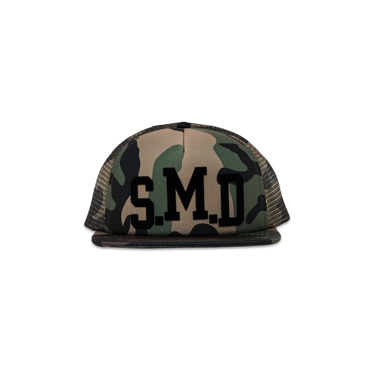 Supreme SMD Mesh Back 5 Panel Woodland Camo