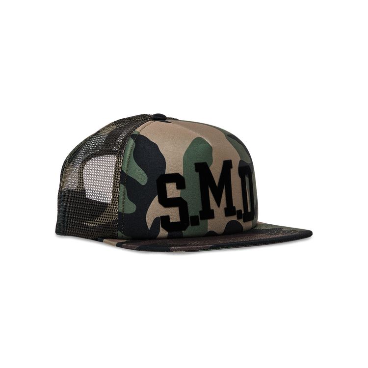 Supreme SMD Mesh Back 5 Panel Woodland Camo