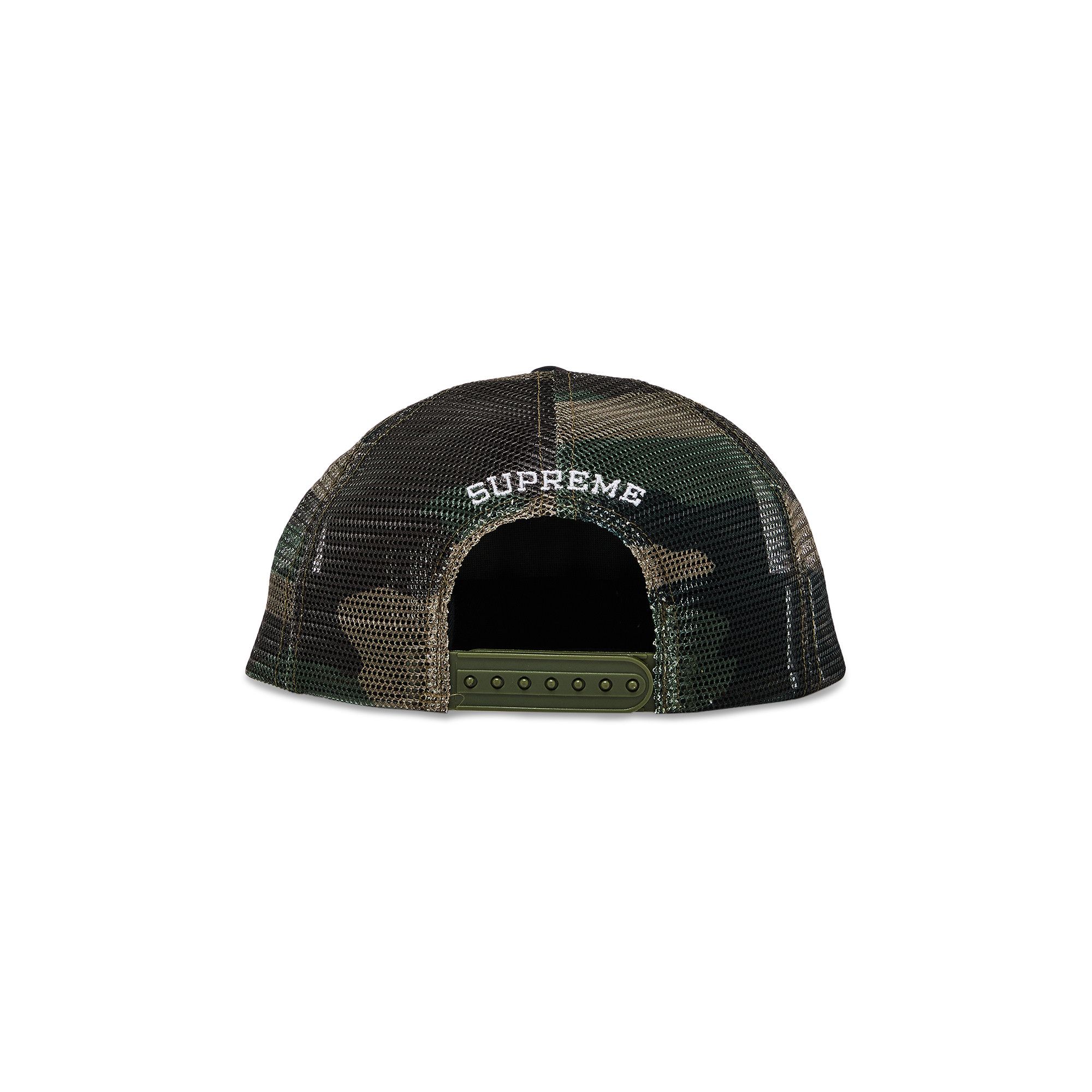 人気の 5-Panel Back Mesh SMD Supreme Buy 'Woodland SS25H104 - Camo' 帽子