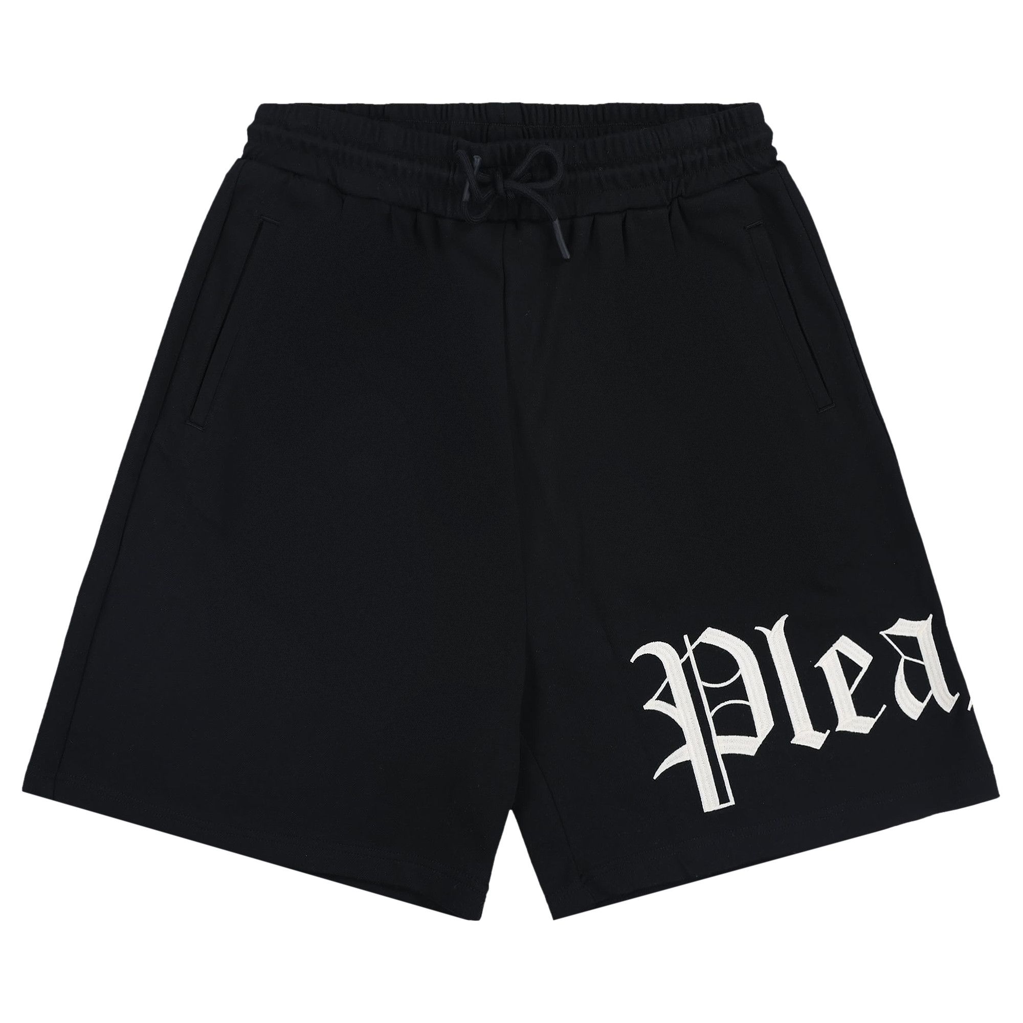 Buy Pleasures OE Wide Shorts 'Black' - P25SP035 BLAC | GOAT