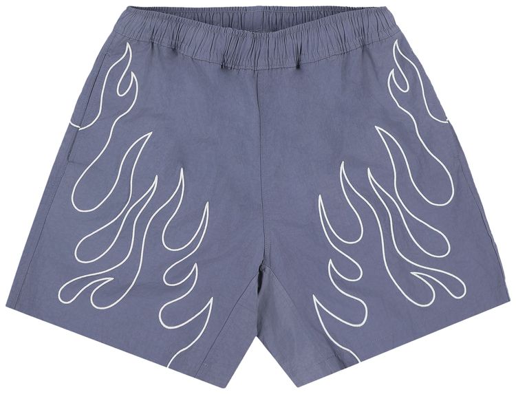 Pleasures Fiery Running Shorts Grey