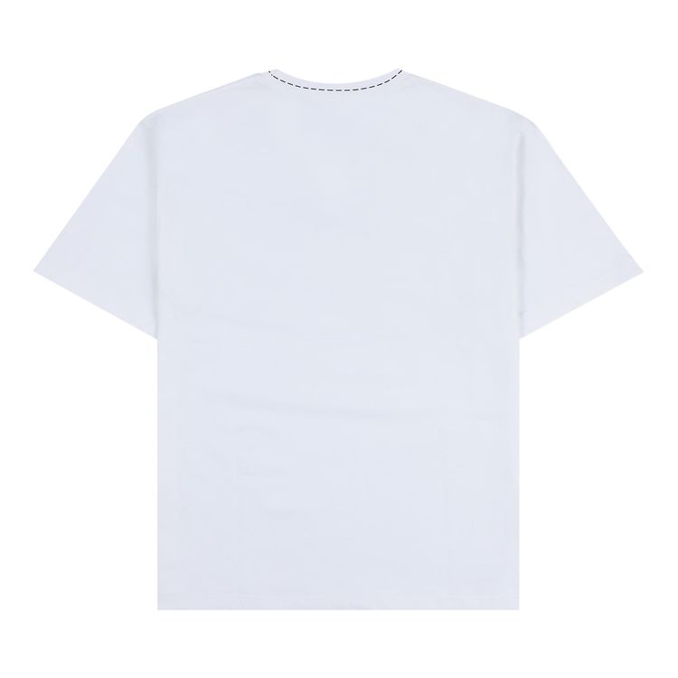 Pleasures Cut Here Heavyweight Shirt White