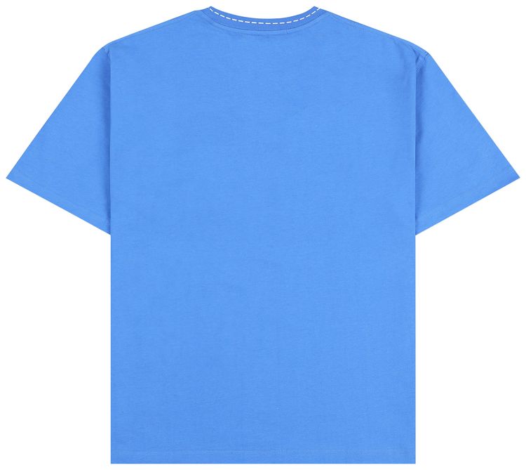 Pleasures Cut Here Heavyweight Shirt Blue