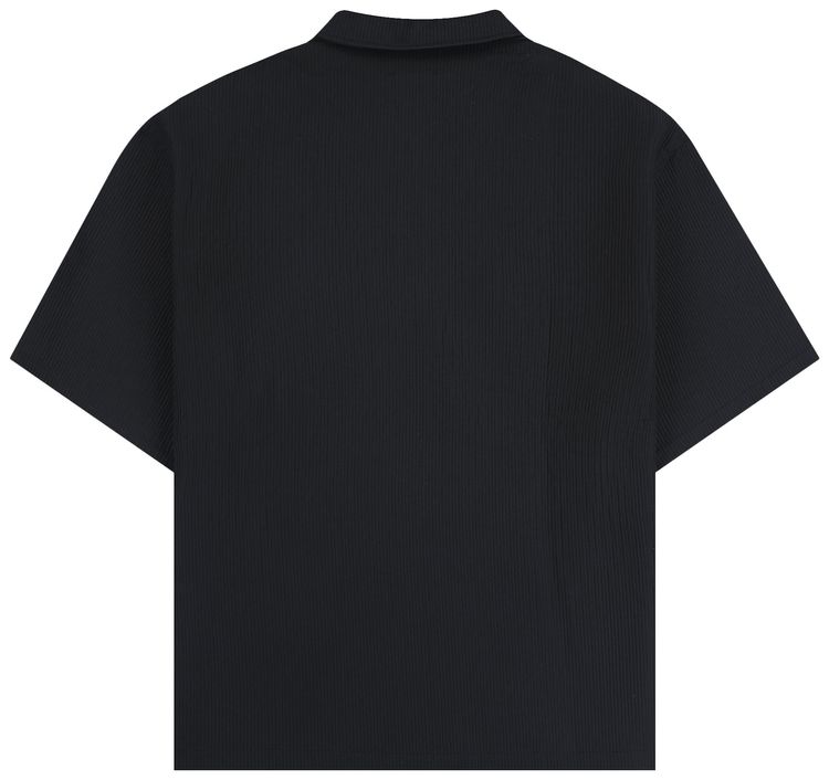 Pleasures Electron Zip Polo Black