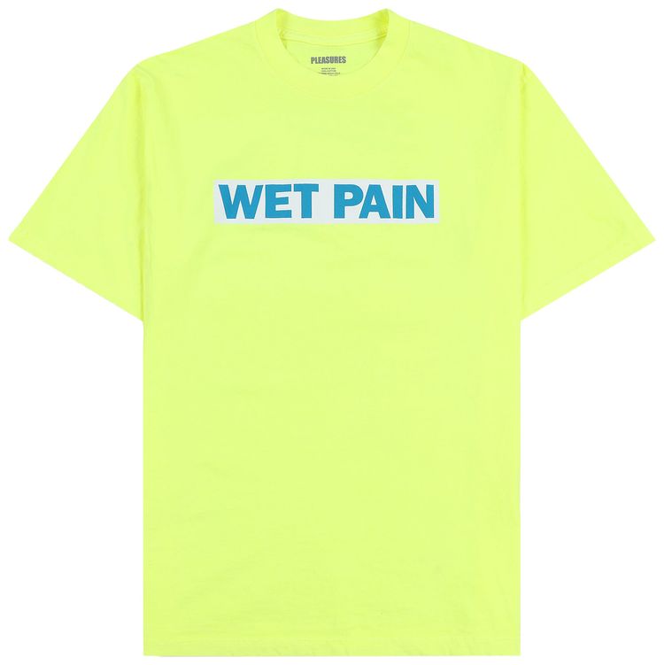 Pleasures Wet Pain T Shirt Neon Yellow
