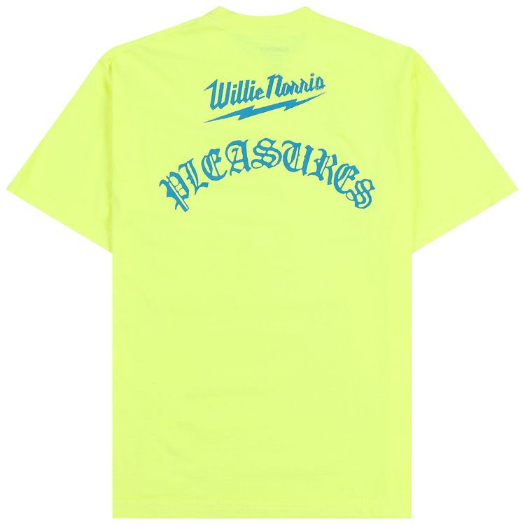 Pleasures Wet Pain T Shirt Neon Yellow