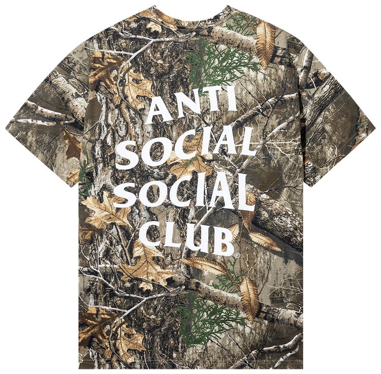 Anti Social Social Club Real Tree Mind Games Tee Realtree Edge
