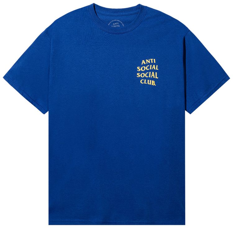 Anti Social Social Club Seasonal Mind Games Tee Deep Marine