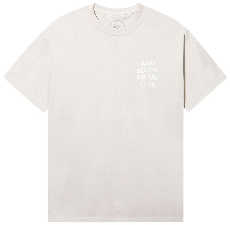 Anti Social Social Club Seasonal Mind Games Tee Light Sand
