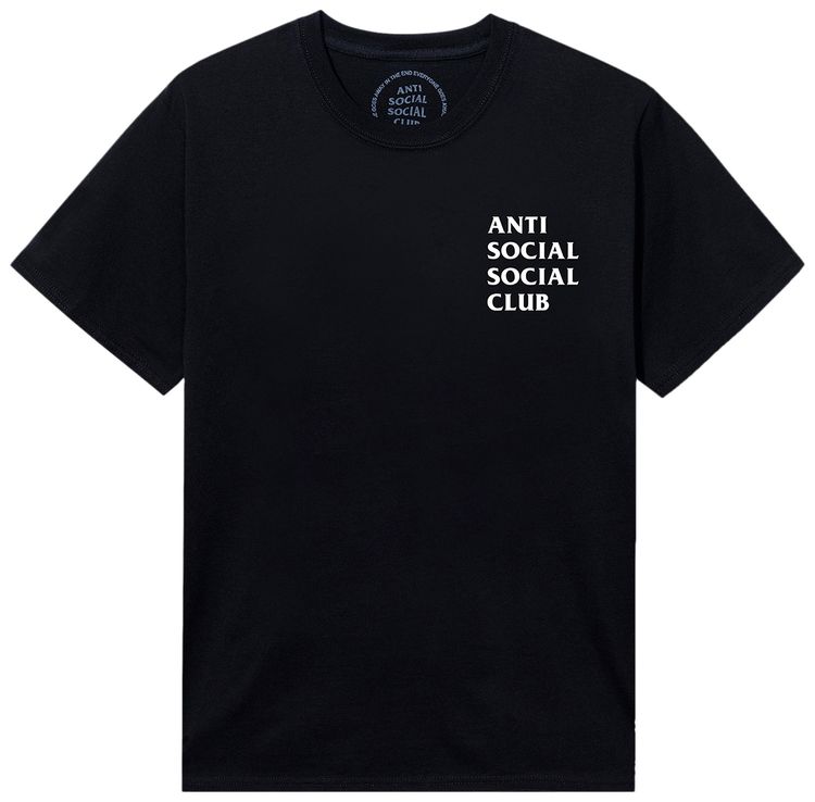 Anti Social Social Club First Post Tee Black
