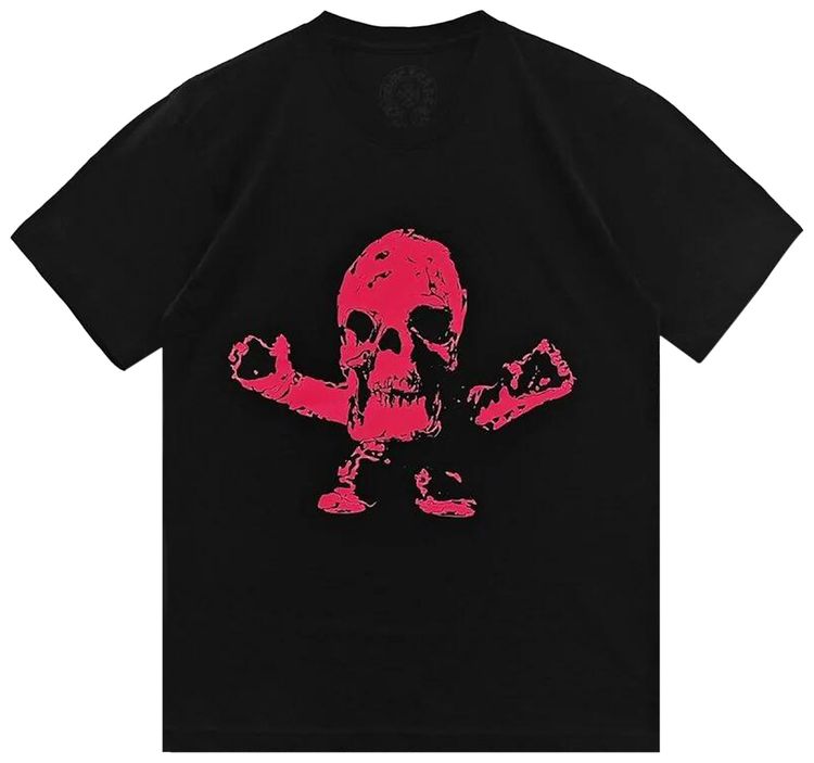 Chrome Hearts Foti Logo Short Sleeve T Shirt BlackPink