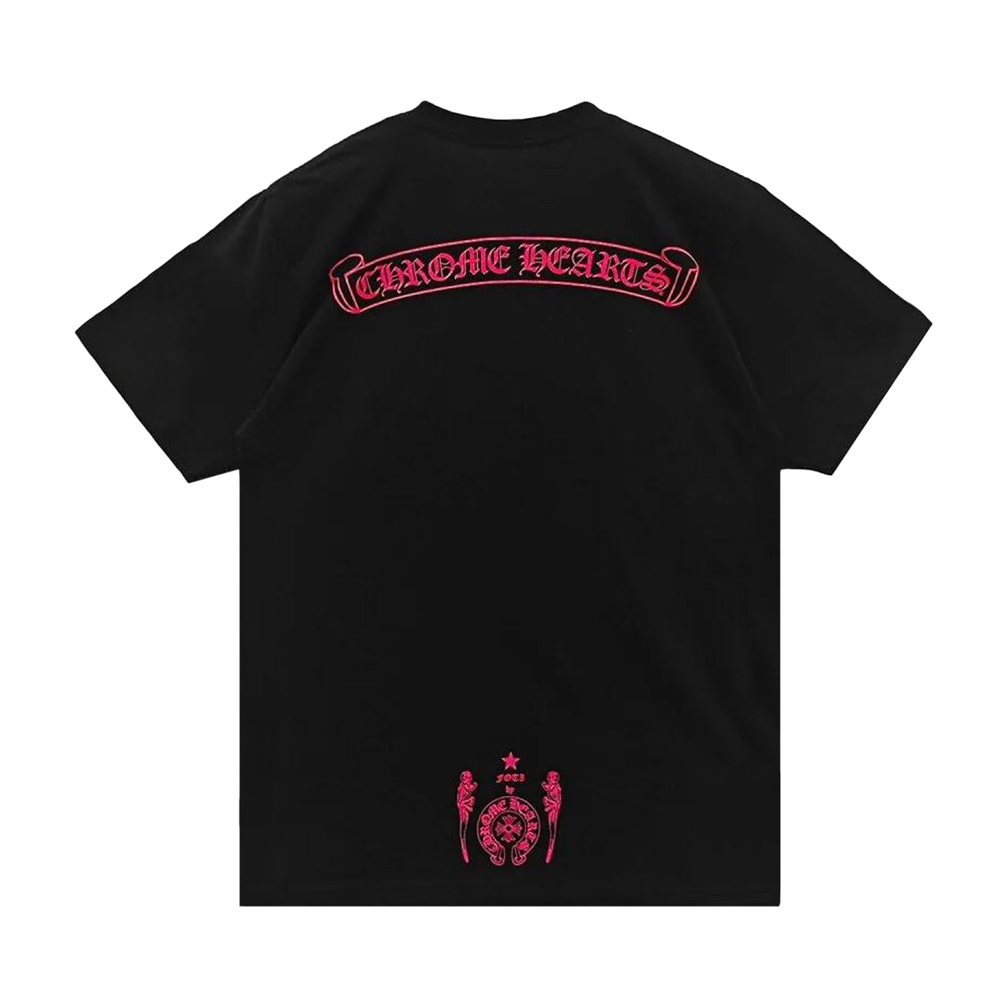 Buy Chrome Hearts Foti Logo Short-Sleeve T-Shirt 'Black/Pink