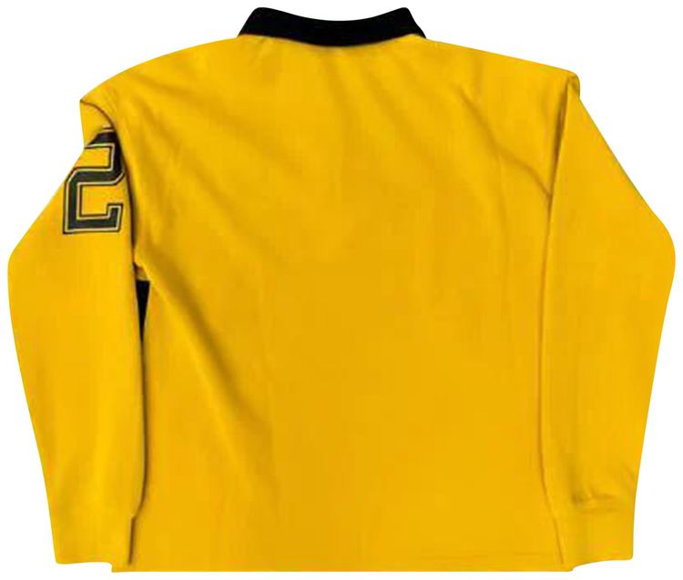 Vale Forever Derby Rugby Bruce Lee Long Sleeve Polo BlackYellow
