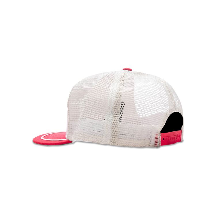 Rhude Patch Trucker Hat Off WhiteRed